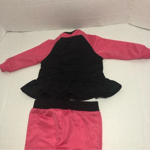 Puma Track Suit Girls 3-6 Month Logo Emblem Full Zip Jacket Pull On Pants - Picture 6 of 8